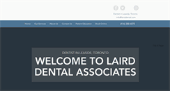 Desktop Screenshot of lairddental.com